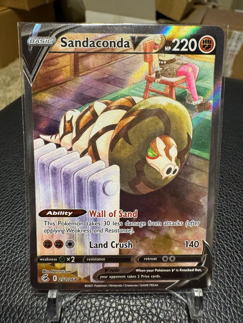 Pokémon Sammelbilder & Trading cards: Sandaconda V | SIR | FST 252/264 | EN – Gebraucht aus Spreitenbach von Snacky96 2