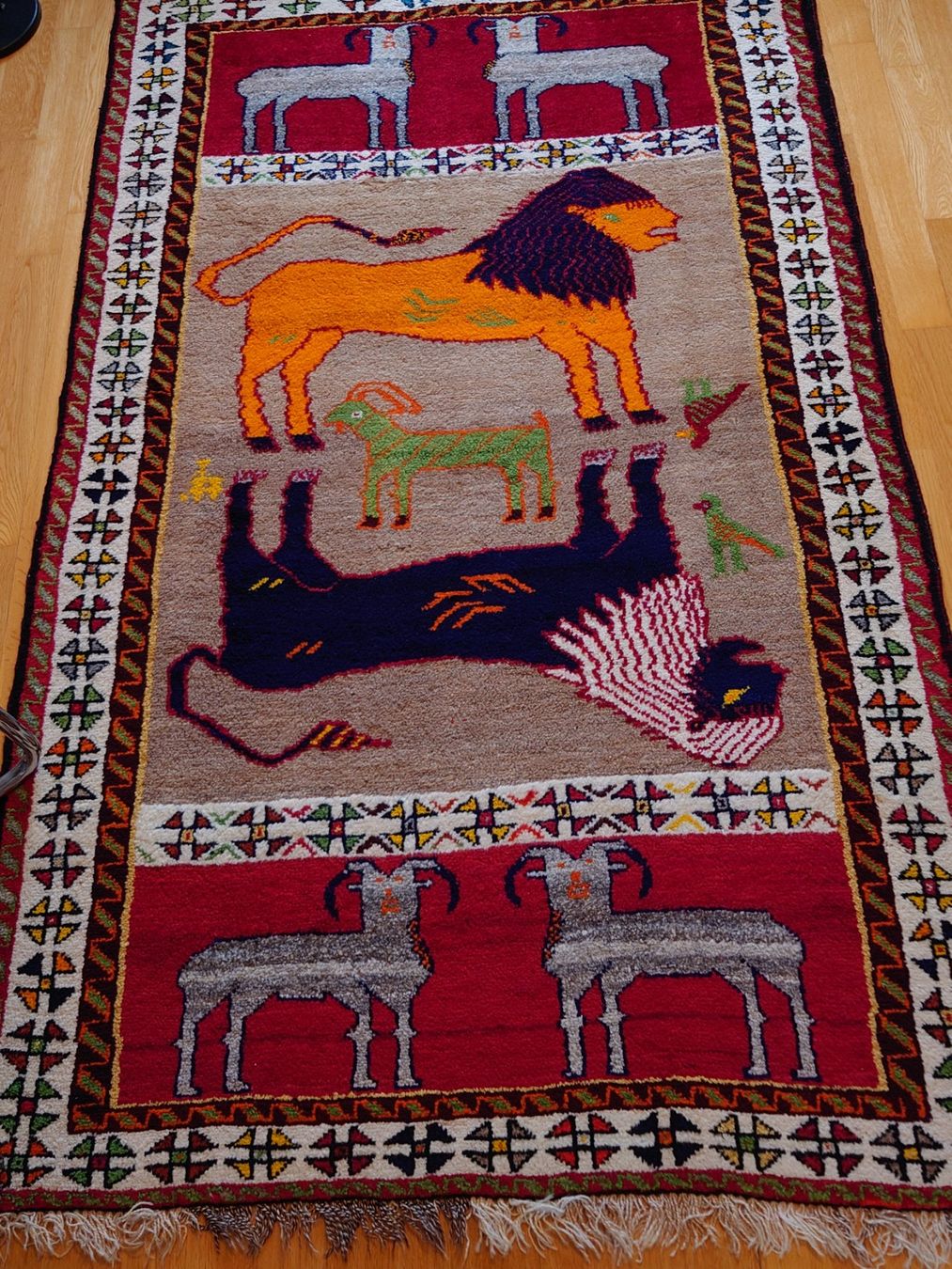 Tappeti: Gabbeh alt Löwengabbeh 184 x 111cm – Usato da St. Gallen venduto da SG005