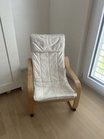 Kinder Chaiselongue mit weissen Polstern, Holzgestell, gut e