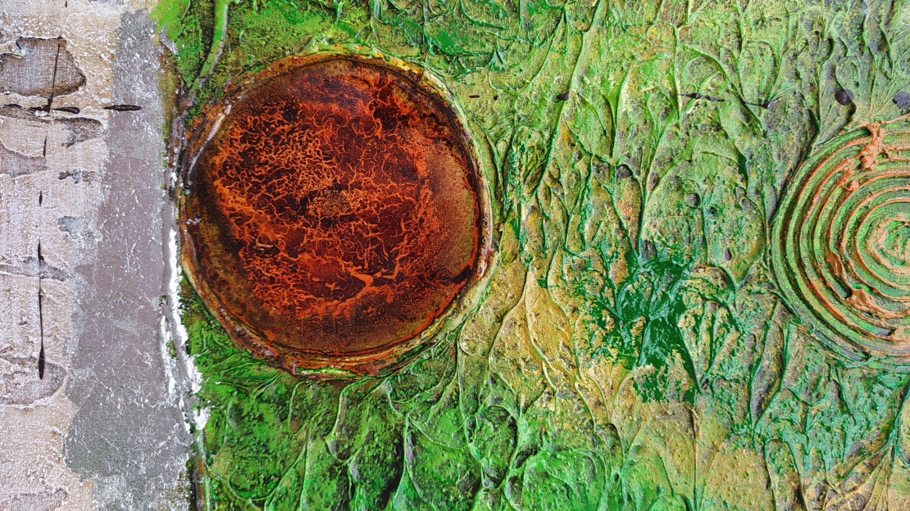 Dipinti: Kunstobjekt, Gemälde Acryl auf Leinwand – Usato da Bretzwil venduto da nefith 4