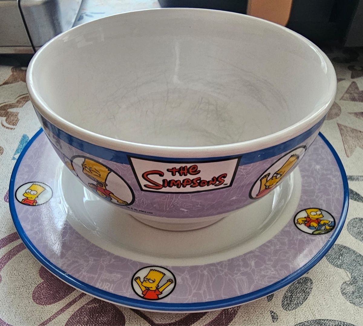 Set di piatti: Service Les Simpson vintage rare – Usato da Henniez venduto da jcf_6rzc 2