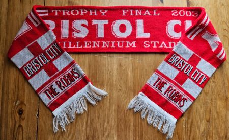 Bristol City Schal Fussball Fan Pub England The Robins 2003