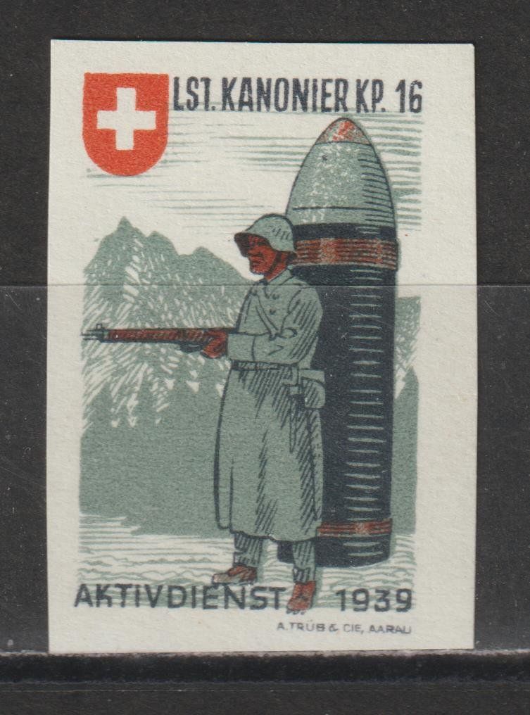 Tutti i francobolli: Artillerie Nr. 108/2 * – Usato da Siebnen venduto da Fstaehli