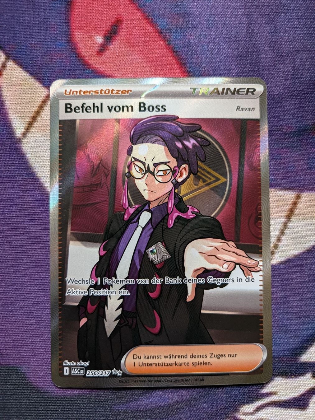 Pokémon Carte collezionabili: Befehl vom Boss 256/217 DE – Nuovo (secondo la descrizione) da Chur venduto da FreakofRarity
