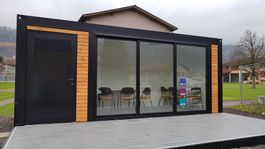Bürocontainer / Pavillon / Hofladen / Baucontainer 6.5m TOP