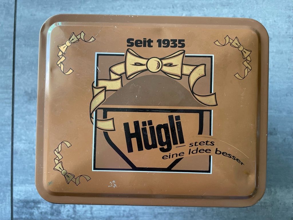 AluBox Barattoli: Blechdose von Hügli - Vintage – Usato da Zürich venduto da Alot16 9