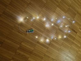 Lichterkette mit 20 LED Lichter Batteriebetrieb 2 Meter lang