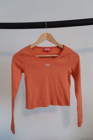 Diesel Crop Top Orange – Gr. S – Sehr guter Zustand