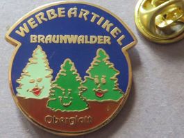 PIN BRAUNWALDER WERBEARTIKEL OBERGLATT