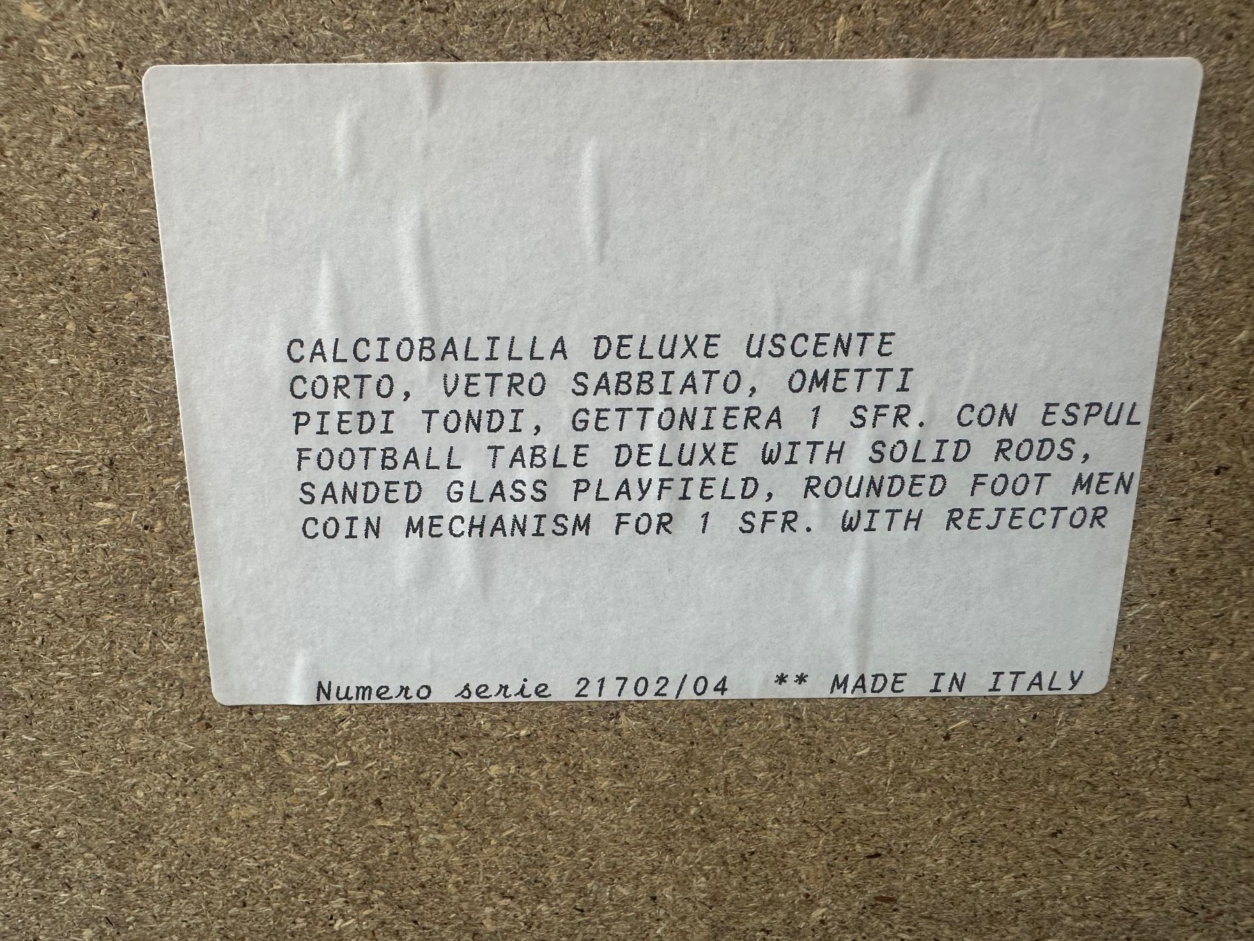 Garlando Giochi: Tischfussball, Töggeli Garlando – Usato da Eschenz venduto da lhovind72 2