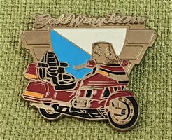 ABox - Brosche Motorrad Bike Gold Wing Team Zürich Goldwing