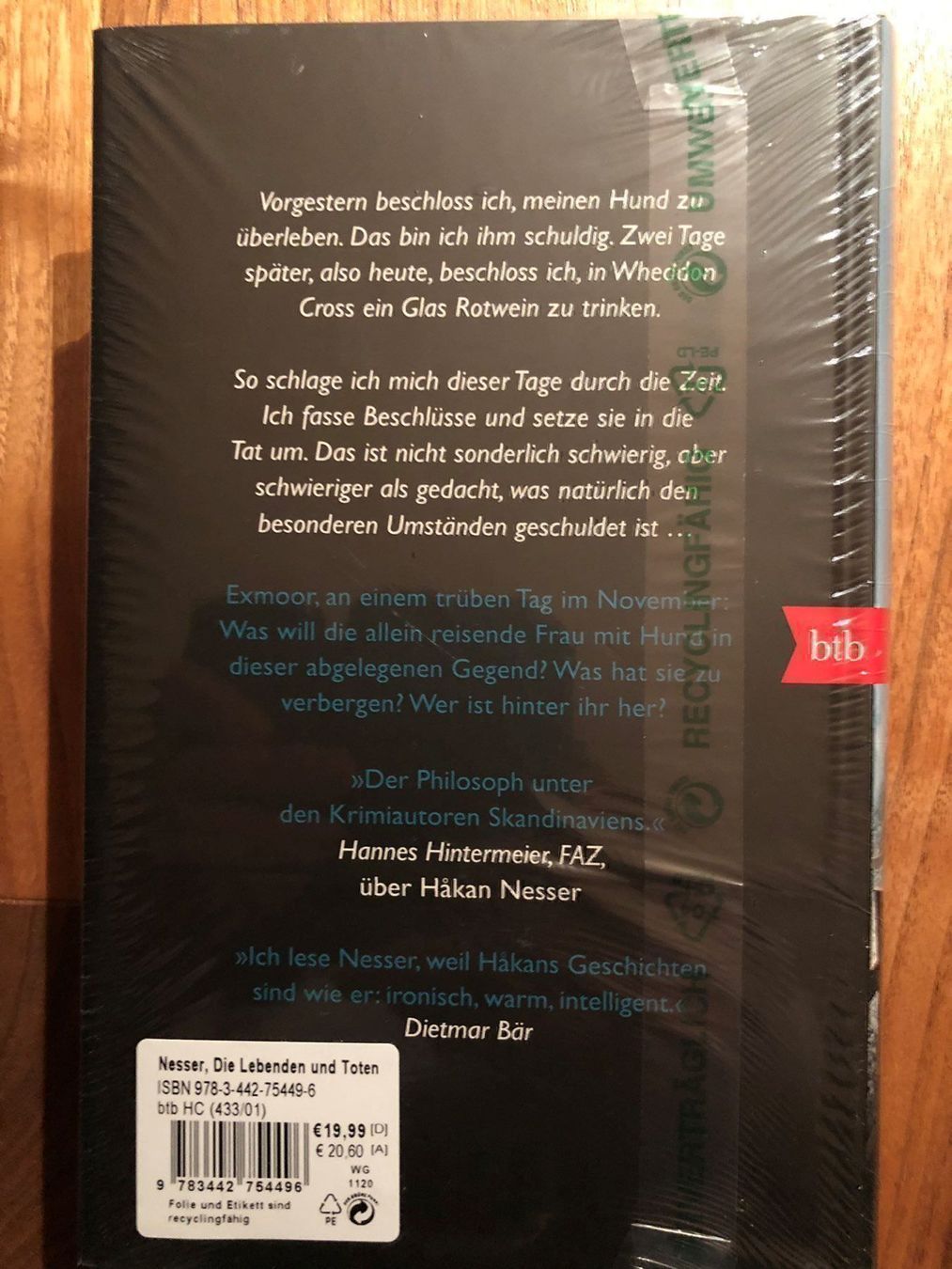 Livres: Buch Hakan Nesser – Neuf avec emballage d'origine à Belp par brb66 1
