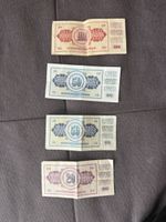 Jugoslawische Banknoten Set, 100, 50 & 20 Dinar