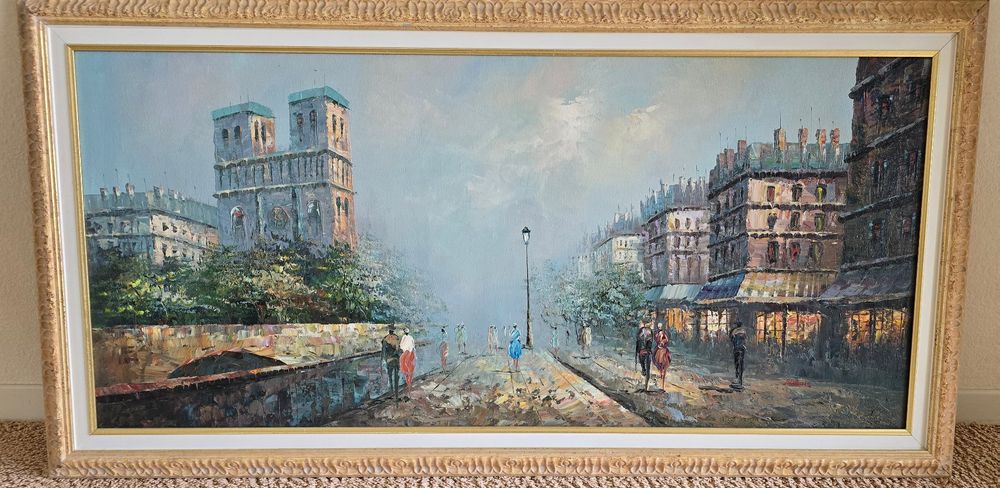 Notre Dame Paris Leinwanddruck 60x90cm - Maximilien Luce Kunstwerk