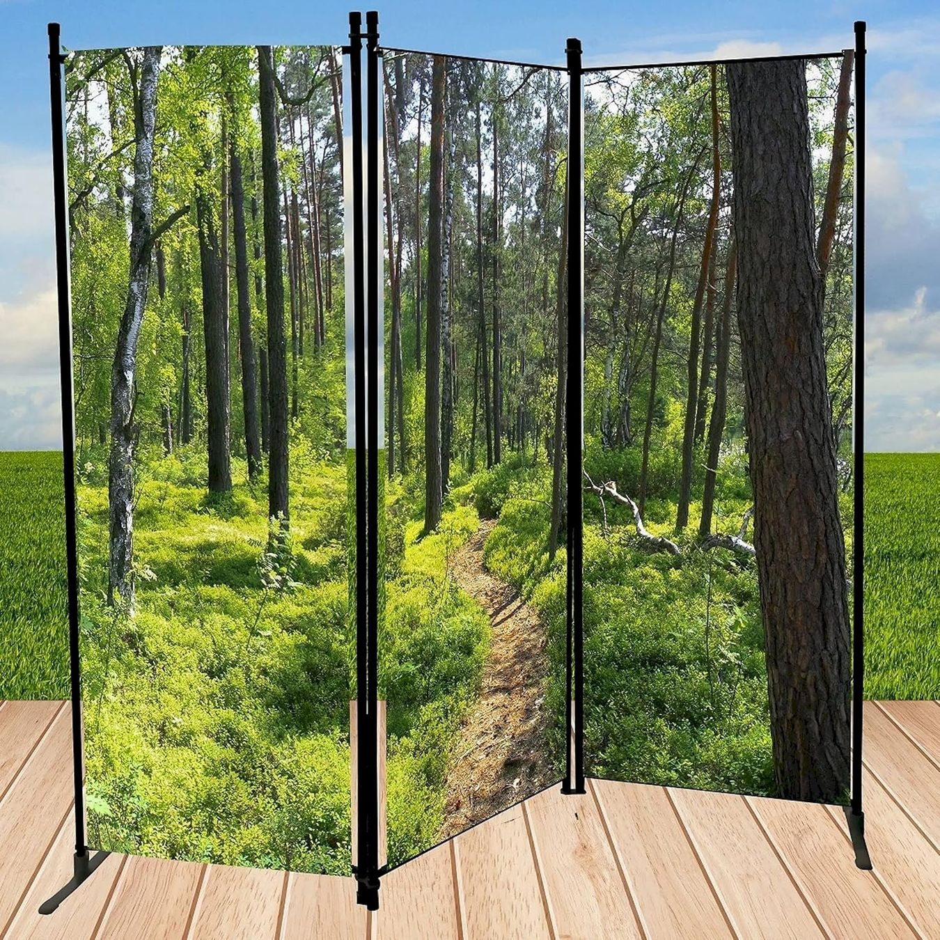 Toutes les décorations: Paravent Wald 165x170 cm – Neuf avec emballage d'origine à Bottighofen par zaap