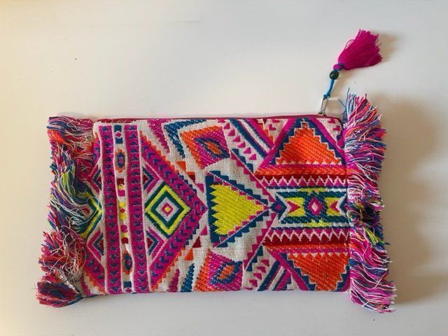 Borse da donna: Pochette stile indiano multi color – Usato da Lugano venduto da ALockers