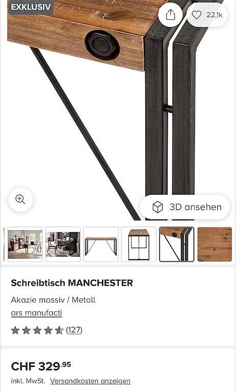 Bureaux: Bürotisch – D'occasion à Niederwangen BE par CHe_BE 3