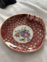 Vintage Porzellan,aschenbecher florales Dekor