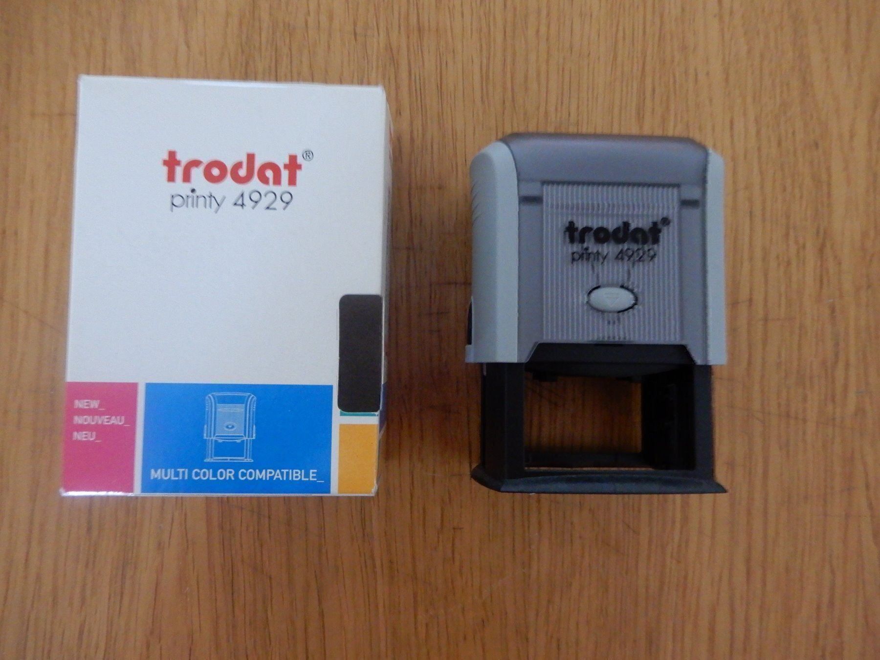 Timbri: Stempel: Trodat printy 4929 – Nuovo (secondo la descrizione) da Richterswil venduto da solalex