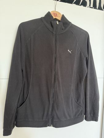 Schwarze Puma Fleece Jacke, Grösse M, Top Zustand!