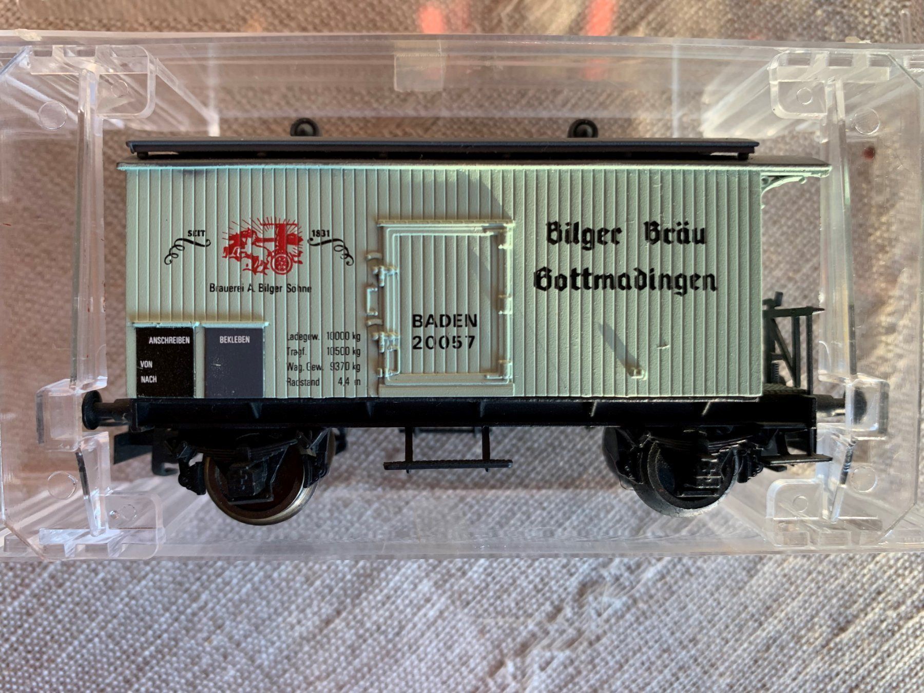 Modellini di ferrovie: Zwei Ruco CH-Güterwagen – Usato da Volketswil venduto da zwitsch33 1