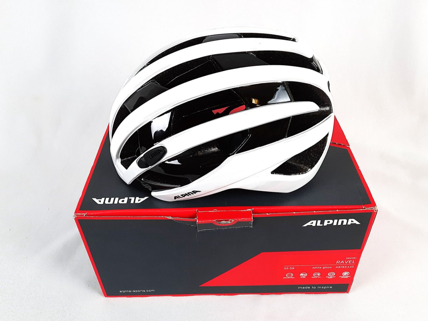Alpina Caschi: ALPINA-Ravel-55-59cm – Nuovo (secondo la descrizione) da Beinwil am See venduto da Restwert_Beinwil