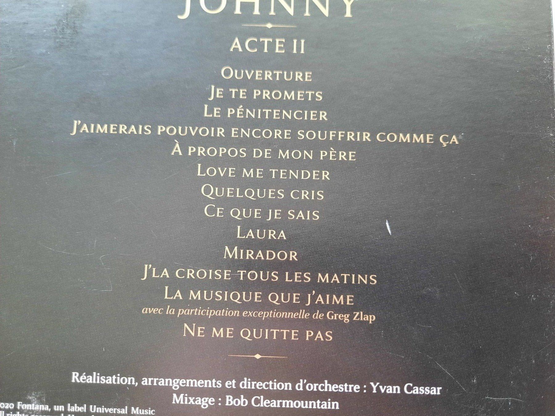 CDs: CD Johnny - Actes 2 ( 2020 ) – Gebraucht aus Pully von bro_n52j 2