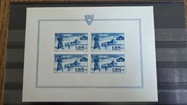 1939 Soldatenmarken Block U.D.M Genf KW 100