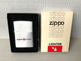 🔥 vintage ZIPPO – General Electric – mit OVP – 1976 🔥