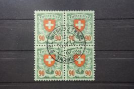 CH - Wappenmuster - SBK Nr. 163 im 4er Block