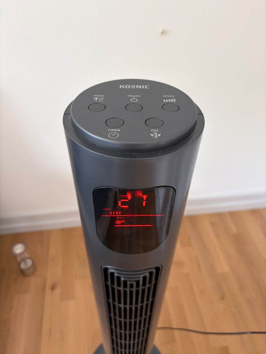 König Ventilatoren: Digital Tower Fan – Gebraucht aus Zürich von mar_h7x7 1