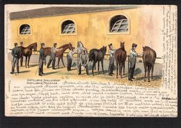 ^Artillerie , Stalldienst , gel. 1902