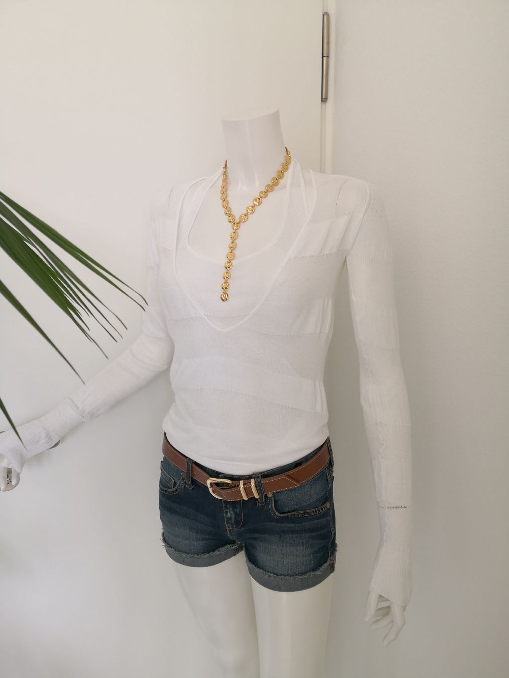 Mango Maglioni & Felpe: 🤩MANGO STRICK-TOP-PULLOVER WEISS – Nuovo (secondo la descrizione) da Olten venduto da Naja-Twins-Twins 4