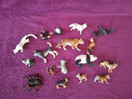 17 Schleich Tierfiguren / Tiere / Figuren Set / Sammlung