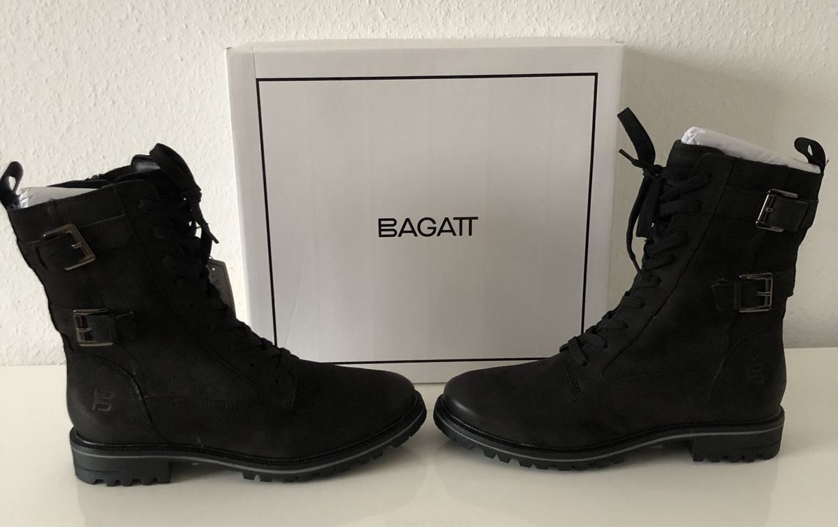 Bagatt Scarpe da donna: Boots Bagatt schwarz Gr. 39 – Nuovo e nell'imballaggio originale da St. Gallen venduto da Allegra_blue