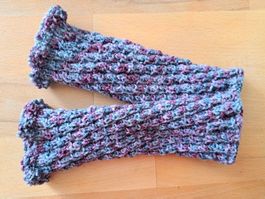 Schöne handgestrickte Armstulpen Pulswärmer Amedysli