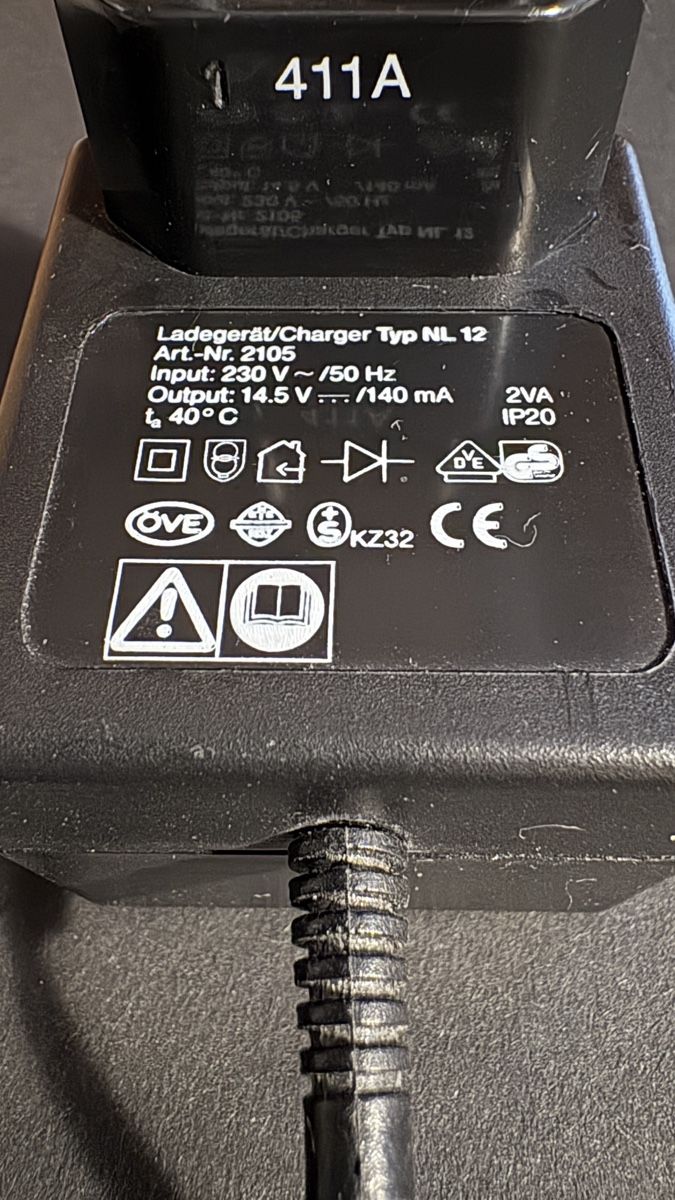Gardena Caricatori & Batterie: Ladegerät Gardena 411A Typ NL12 – Usato da Illnau venduto da mec_h97l 2
