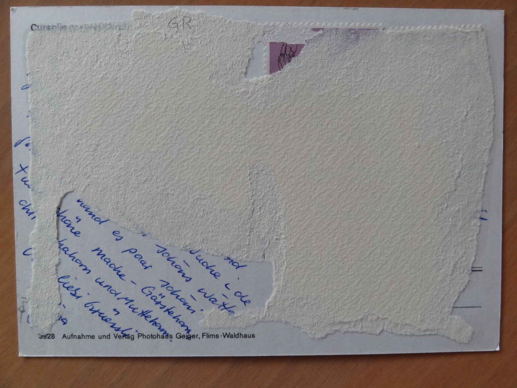 Cartoline postali: Curaglia - Val Medel - GR – Usato da St Léonard venduto da Riglin 1