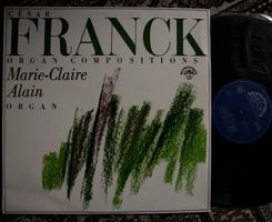 LP Organ Franck Compositions Marie-Claire Alain LP GEWASCHEN