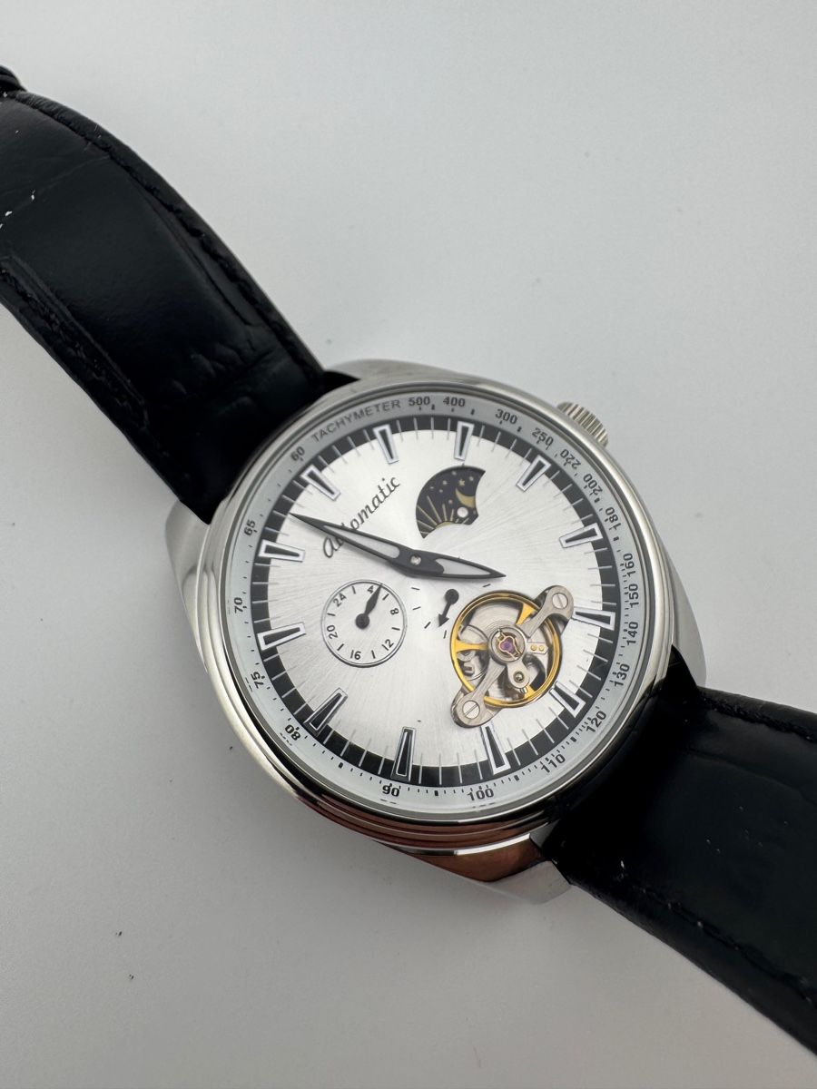 Orologi: Grosse herrenuhr automatic Mondphasen 43 mm full set – Nuovo (secondo la descrizione) da Biel/Bienne venduto da Olin.ka 6