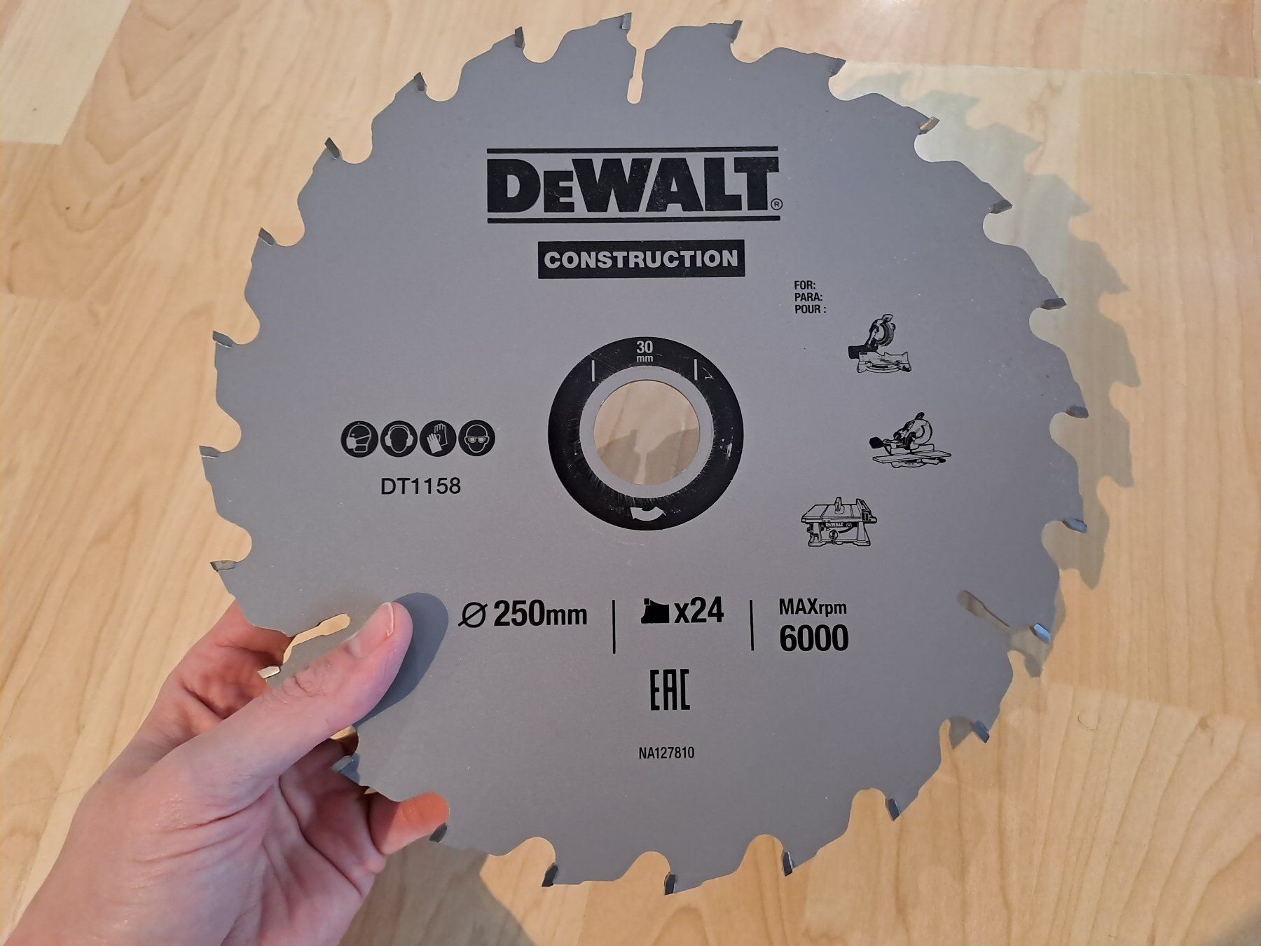 Dewalt Seghe: Dewalt Construction Kreissägeblatt NEU – Nuovo (secondo la descrizione) da Glashütten venduto da Schwebefisch 2