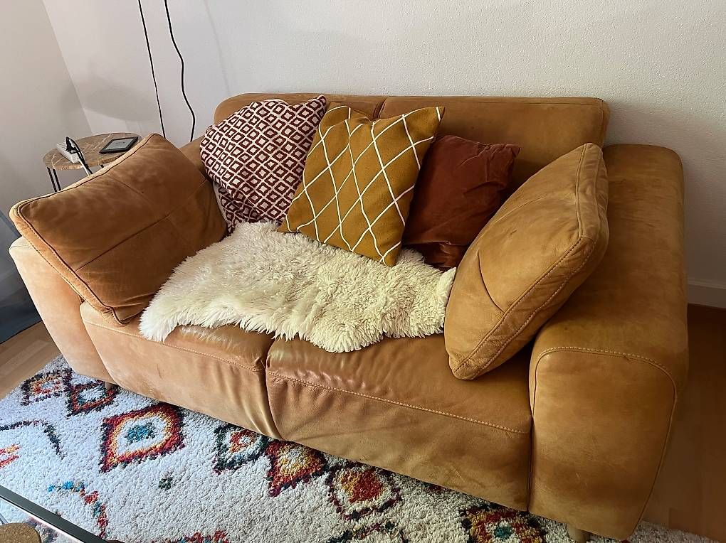 Micasa Sofas: Echt-Leder Sofa – D'occasion à Zürich par kun_q88f