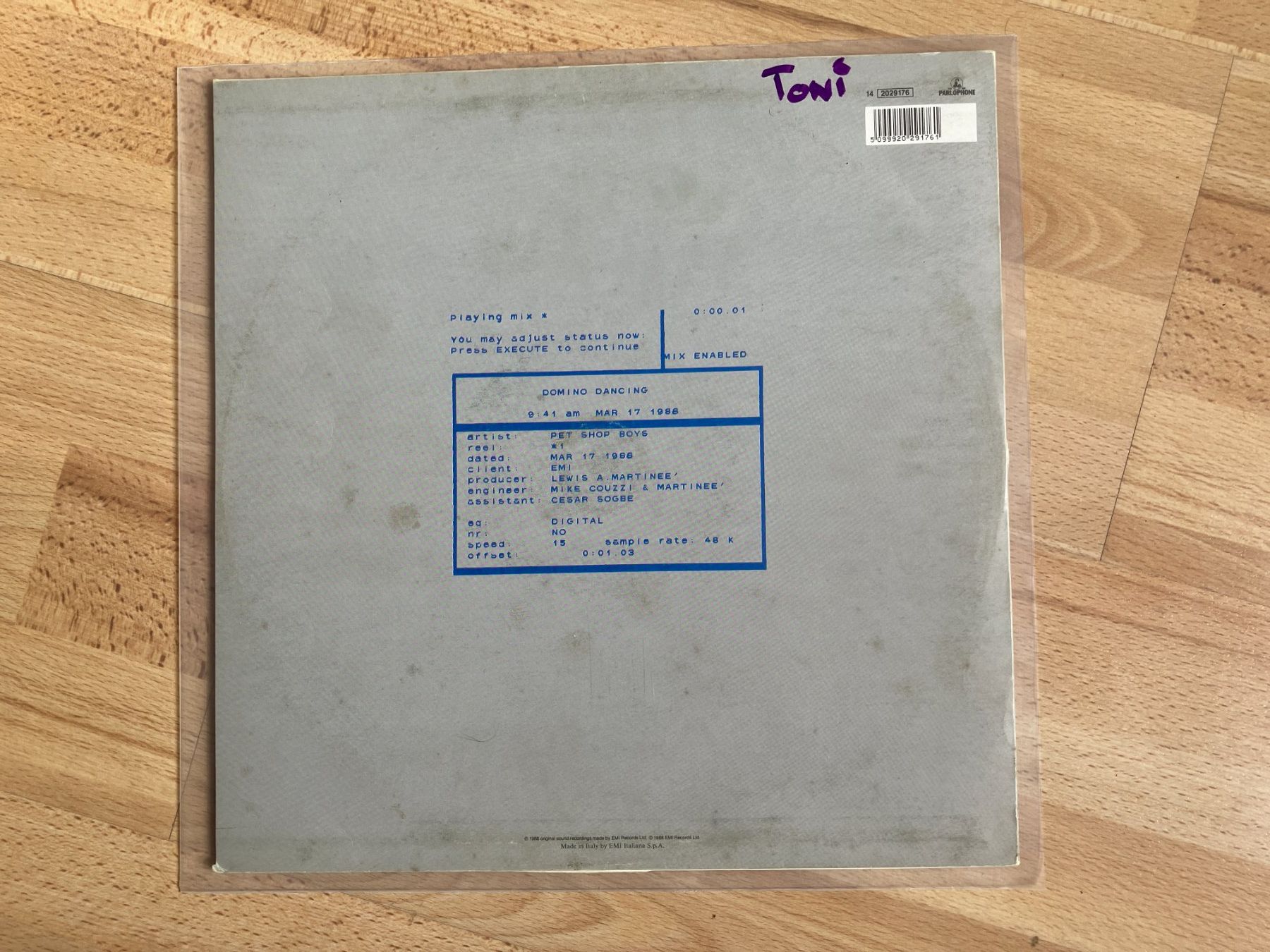 Dischi in vinile: Pet Shop Boys – Usato da Aarwangen venduto da Jukebox3 1