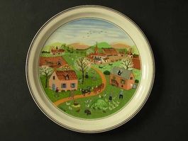 Wandteller * FRÜHLING * von Gérard Laplau - Villeroy & Boch