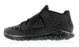 JORDAN FLIGHT FLEX TRAINER 2 BLACK METALLIC SILVER grösse 45