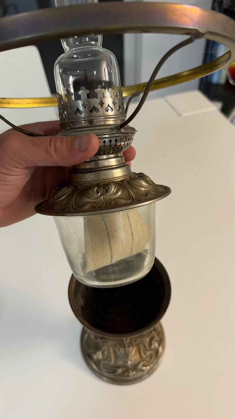 Lampen: Antike Petroleumlampe um 1900 – Gebraucht aus Krauchthal von SamsPuce 3