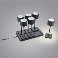 LED Aussen Tischleuchte, 6er, 40 cm Höhe