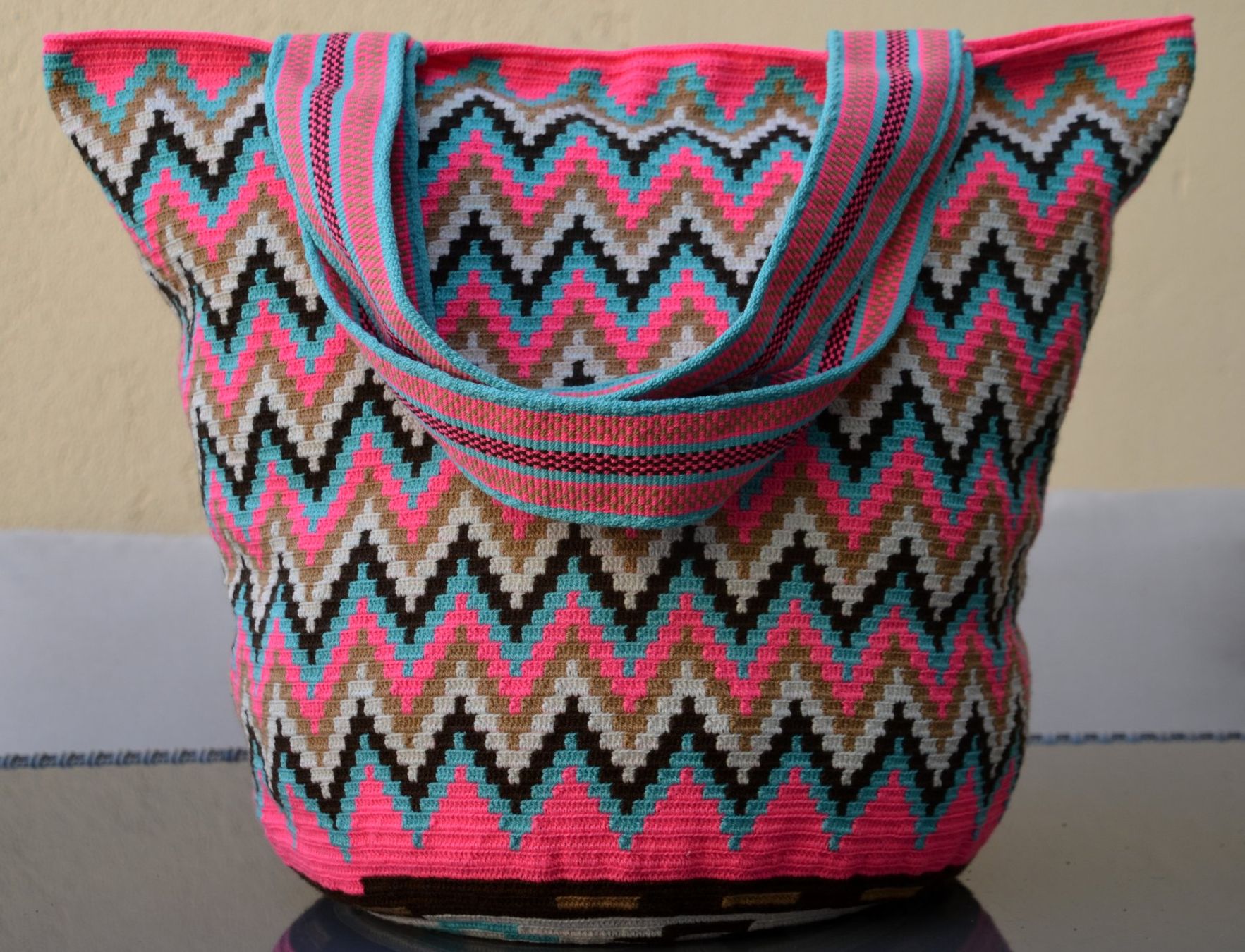 Borse da donna: Wayuu Mochila Tasche / sac Handmade – Usato da Collonges venduto da Allegree 4