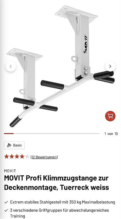 Hometrainer: Klimmzugstange neu & original verpackt. – Neu und originalverpackt aus Zürich von Phinchen317