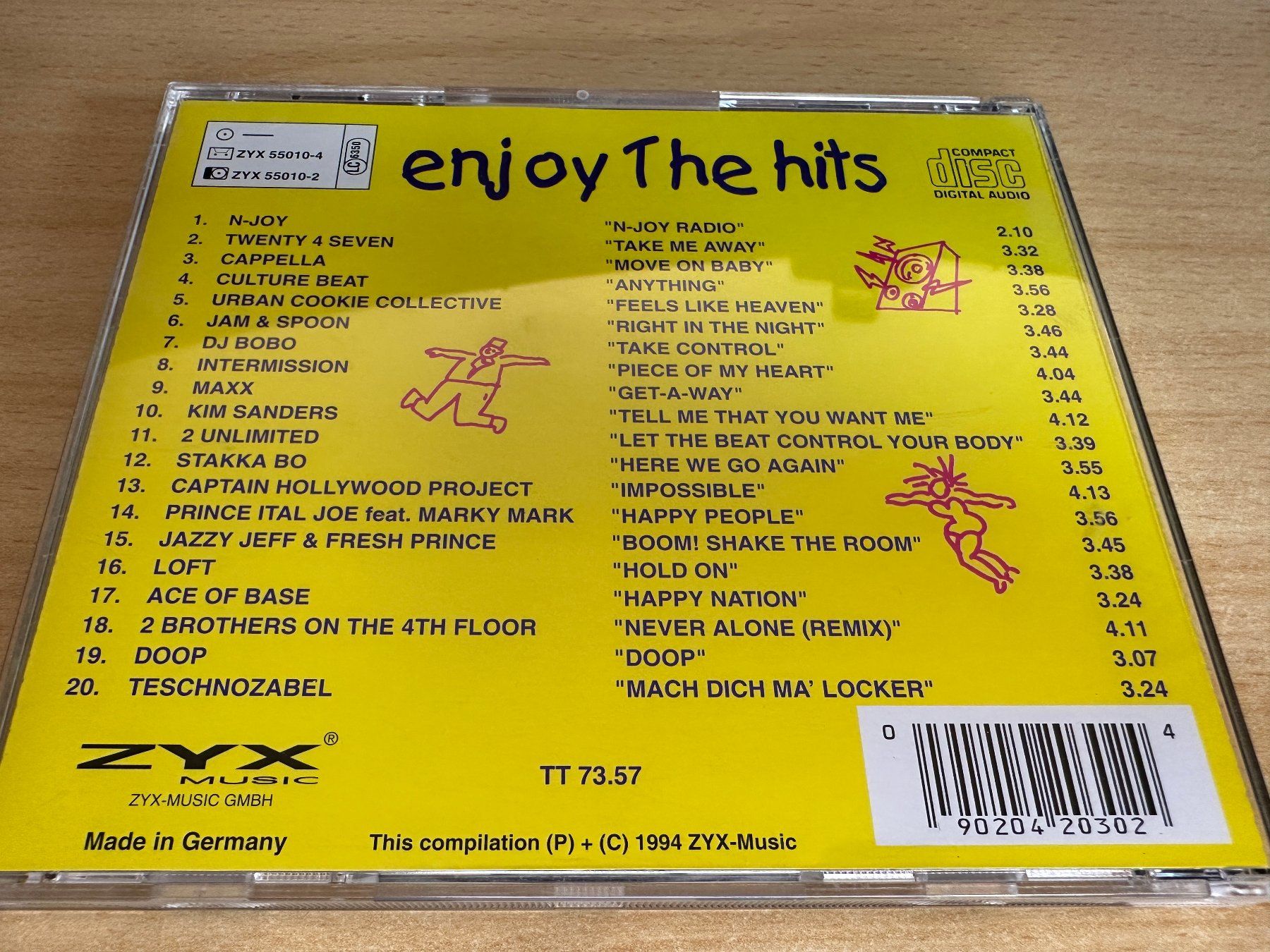 CD: Various – Enjoy The Hits – Usato da Rikon im Tösstal venduto da Alpenmutz 1